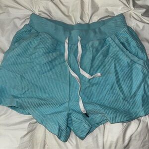 Women's Blue Casual Shorts